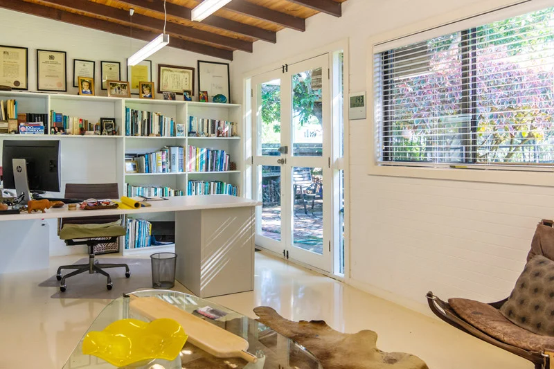 Inside the Oceanarc studio in Byron Bay