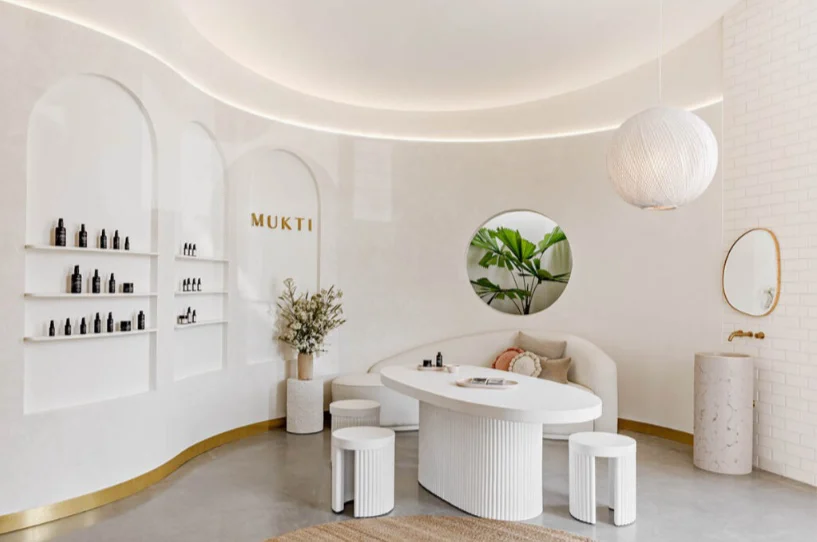 Mukti Organics — shopfront and retail area